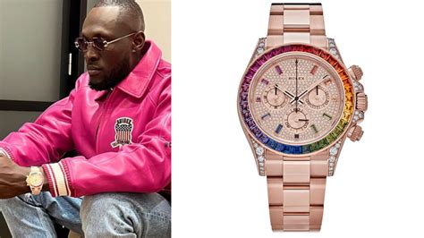 rapper wears fake rolex|why are rolex so weird.